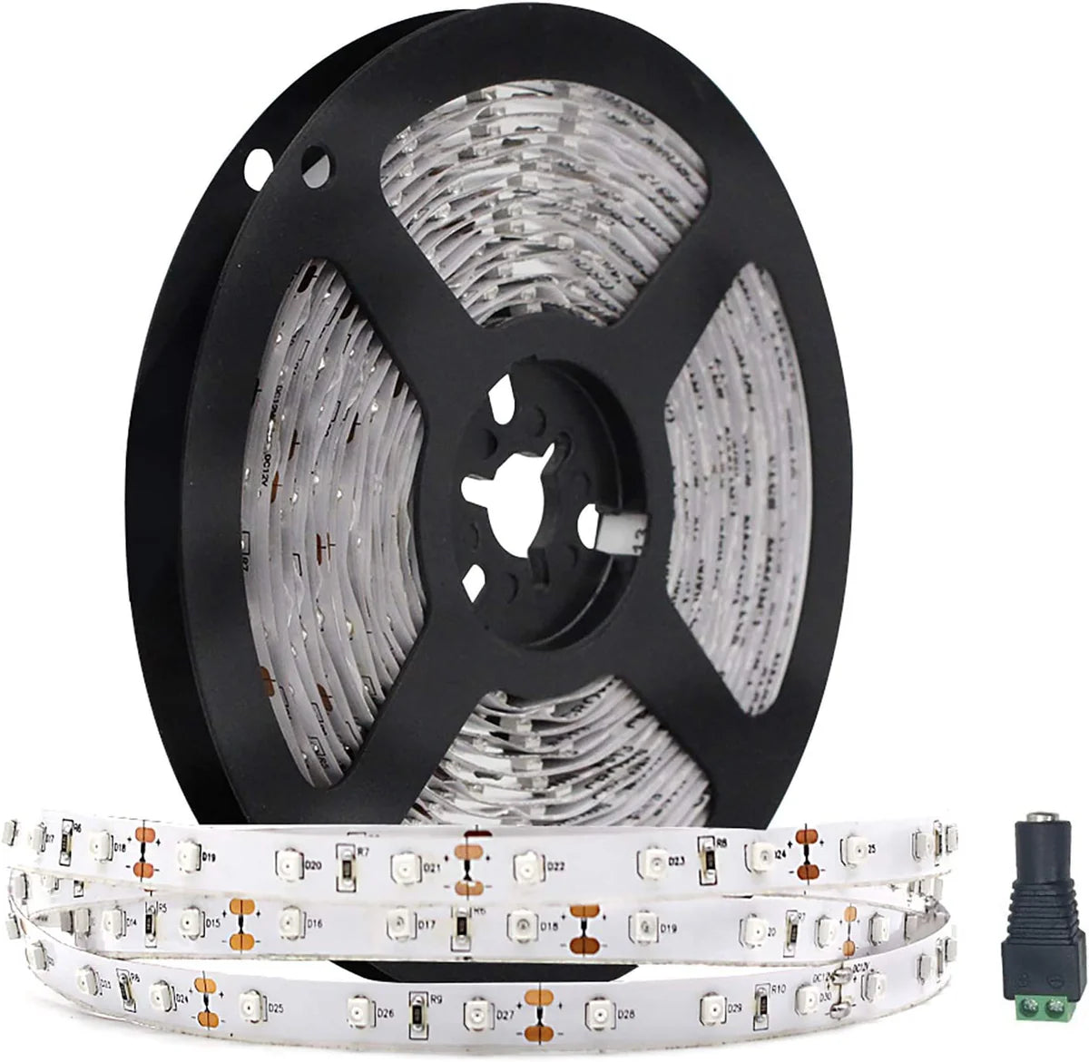 LightingWill 850nm SMD2835 DC12V IR LED Strip Light – 60/120/240 LEDs/m, 5 Meters, IP00/IP65