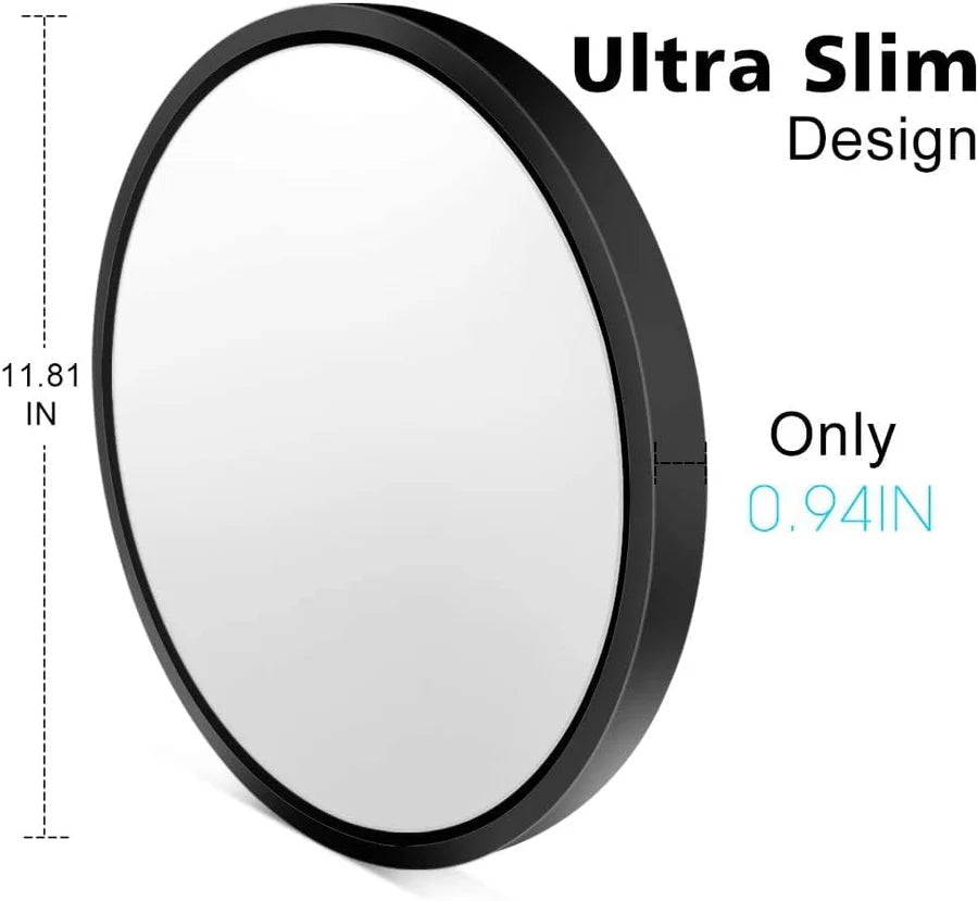 9 Inch 18W White / Black Round Ceiling Light – AC 220–240V | 3000K / 4500K / 5000K / 6500K | Flush Mount Ceiling Light for Modern Home Lighting | 1-Pack – Local Stock (UK)