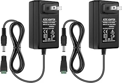 DC 5V 25W Plug-in LED Adapter - US Plug AC Power Supply for LED Strip Lights, Cabinet Lighting and Decorative Home Lighting