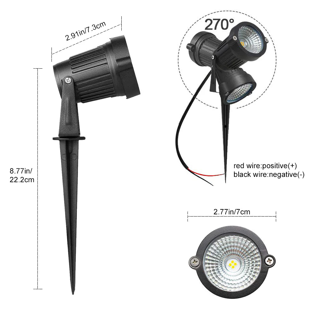 LightingWill All-in-One Low Voltage Landscape Lighting Kit - Smart Transformer | 6 / 8 Pack Landscape Lights | 3000K Warm White | IP65 Waterproof | Outdoor Lights for Yard Garden Pathway