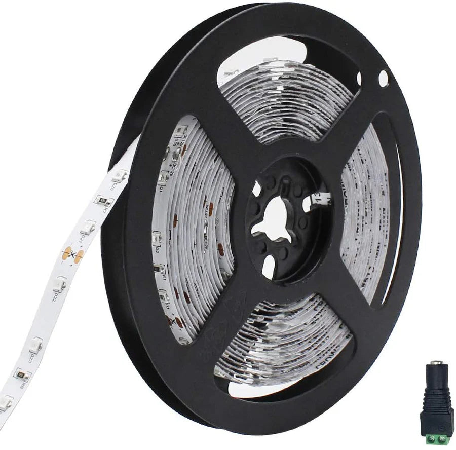 850nm SMD2835 DC12V Infrared LED Strip Light – Night Vision IR for Security, 60/120/240 LEDs/m, 5 Meters, IP00/IP65