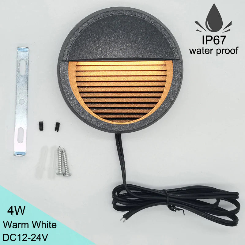 Low Voltage LED Deck Lights Kit - 3000K Warm White | 6 / 8 Pack Fence Lights with Transformer Photocell Sensor | IP67 Waterproof | Outdoor Lights for Walkway Stair Post Railing