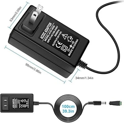DC 5V 25W Plug-in LED Adapter - US Plug AC Power Supply for LED Strip Lights, Cabinet Lighting and Decorative Home Lighting