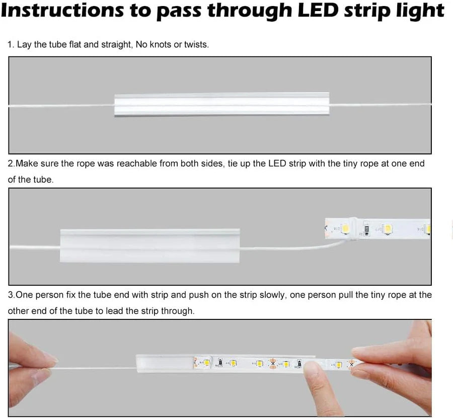 S1212 Neon Light Housing – 12x12mm | Silicone LED Channel System | 8mm PCB Width | IP67 Waterproof | 16.4FT/5M*1/16.4FT/5M*5 | Local Stock US/UK/DE