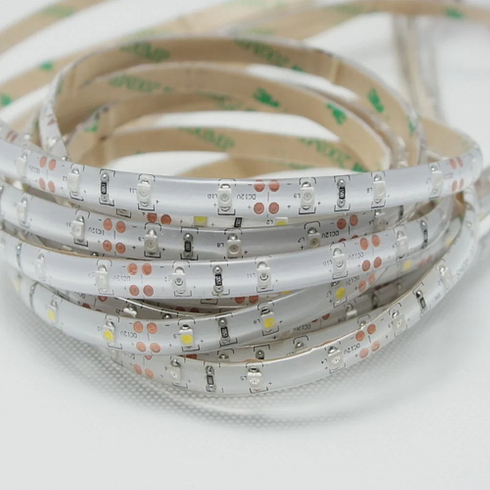 850nm SMD2835 DC12V Infrared LED Strip Light – Night Vision IR for Security, 60/120/240 LEDs/m, 5 Meters, IP00/IP65