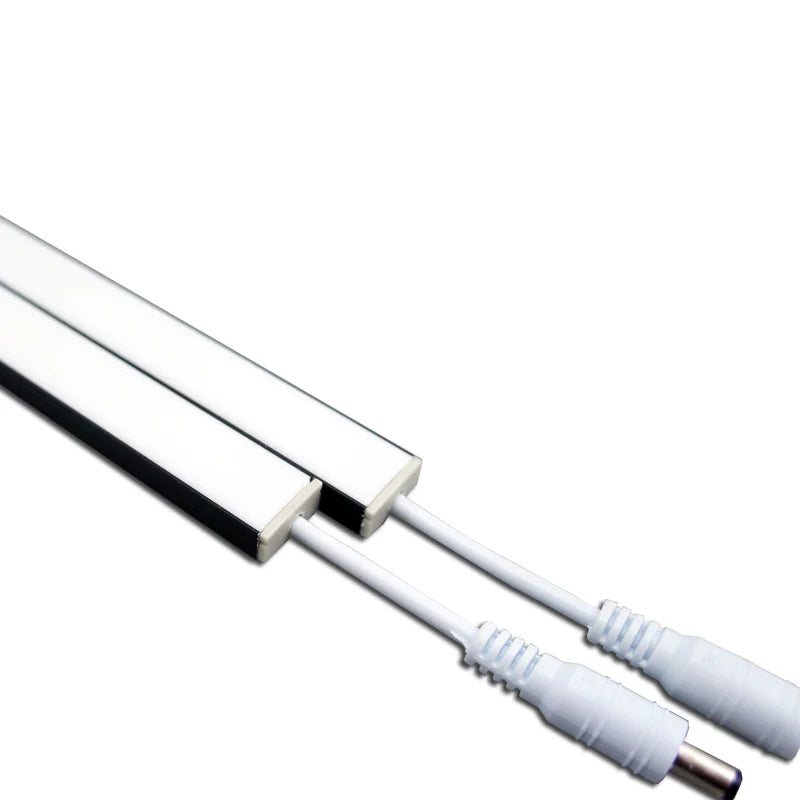 LightingWill U02 Silver Aluminum Rigid LED Strip Light - DC12V | SMD5630 72 LEDs/M | 17×9mm | 0.5M/1M | Warm White / Natural White / Cool White| Silver Finish | Non-Waterproof | for Indoor Accent & Display Lighting | 10 / 50PCS