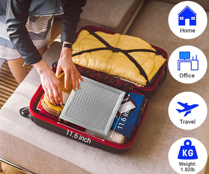 50W Blue Light Tanning Lamp – Blue Light 460–465nm | Dimmable Timer | AC100–240V | Aluminum Alloy + PC Cover | Blue / Desktop Stand | for Skin Tanning & Bronze Tone | Controller, Hook & Goggles Included | US / EU / UK / AU Plug