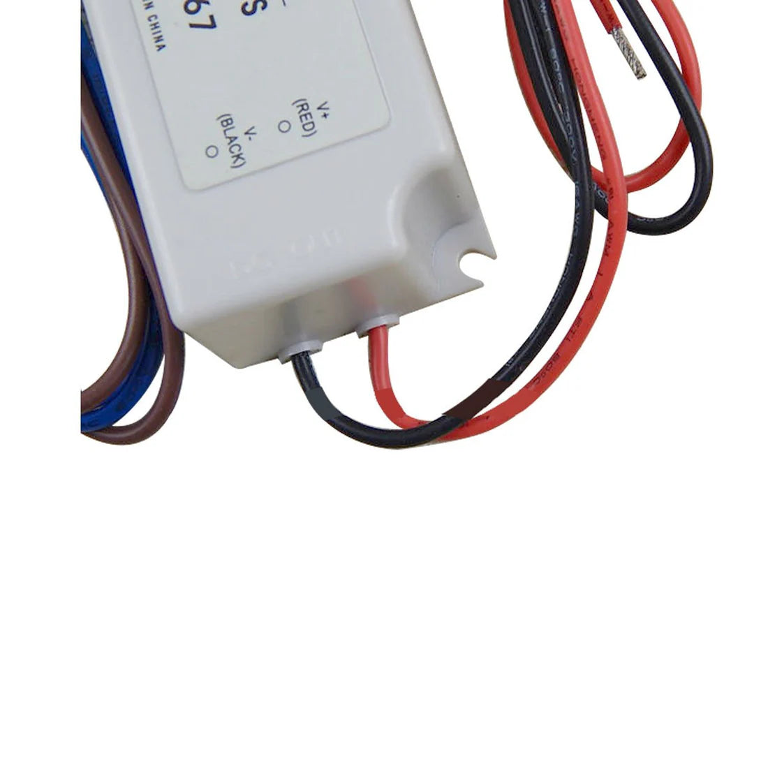 MEANWELL LPV Series 35W IP67 Waterproof Switching Power Supply, 12V/24V DC Output, AC90-264V Input, UL/CE Certified, Plastic Housing, Outdoor Power Supply