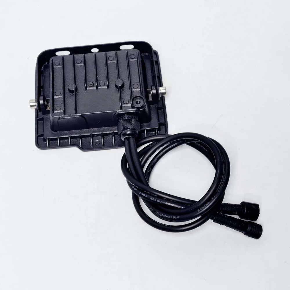 LightingWill FL-IC Series RGBIC LED Flood Light 10W-50W WS2811 Addressable IP66 24V DC Outdoor Landscape Light Aluminum Housing Wall Wash Stage Lighting 2/10-Pack