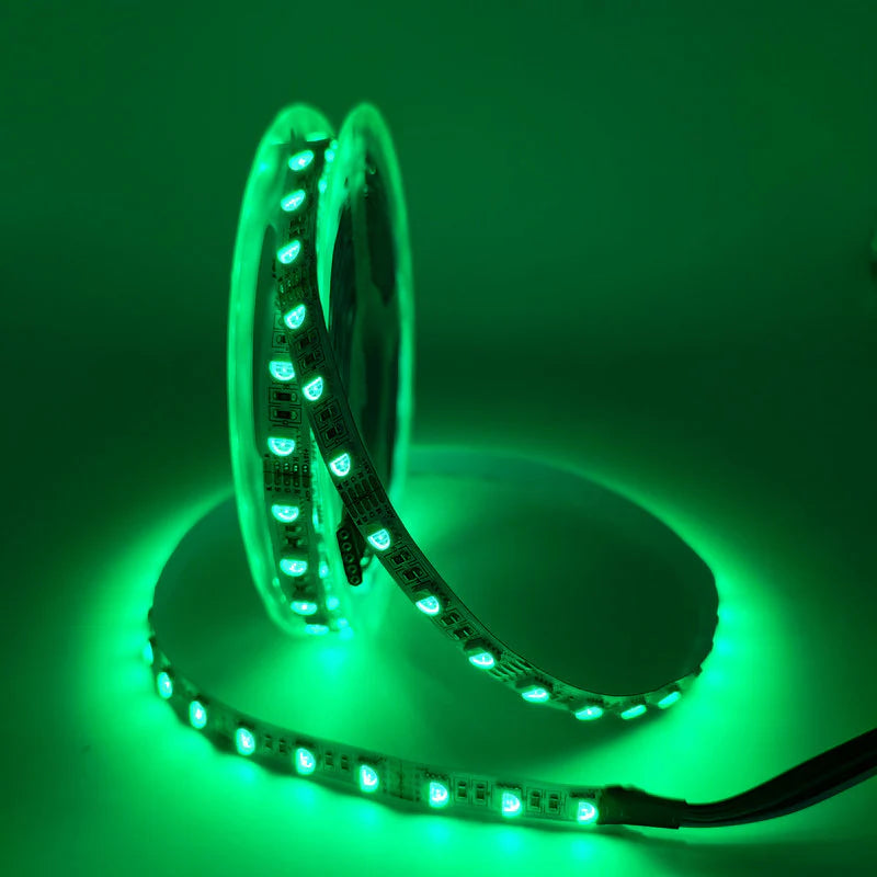 LightingWill DC12V RGBW/RGBWW LED Strip Light, 12mm PCB 4-in-1 SMD5050 60 LEDs/m, Non-Waterproof Flexible LED Tape Light for Mirror Kitchen Cabinet Bedroom, 5m 50m