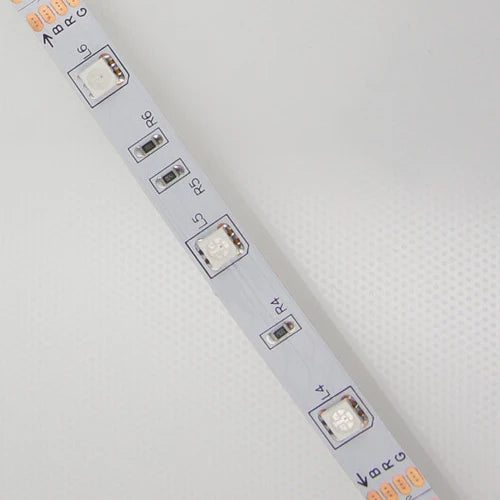 LightingWill 380–385nm SMD5050 UV LED Strip Light – 30/60/120 LEDs/m, 5M (16.4FT), DC12V, Non-Waterproof/IP67