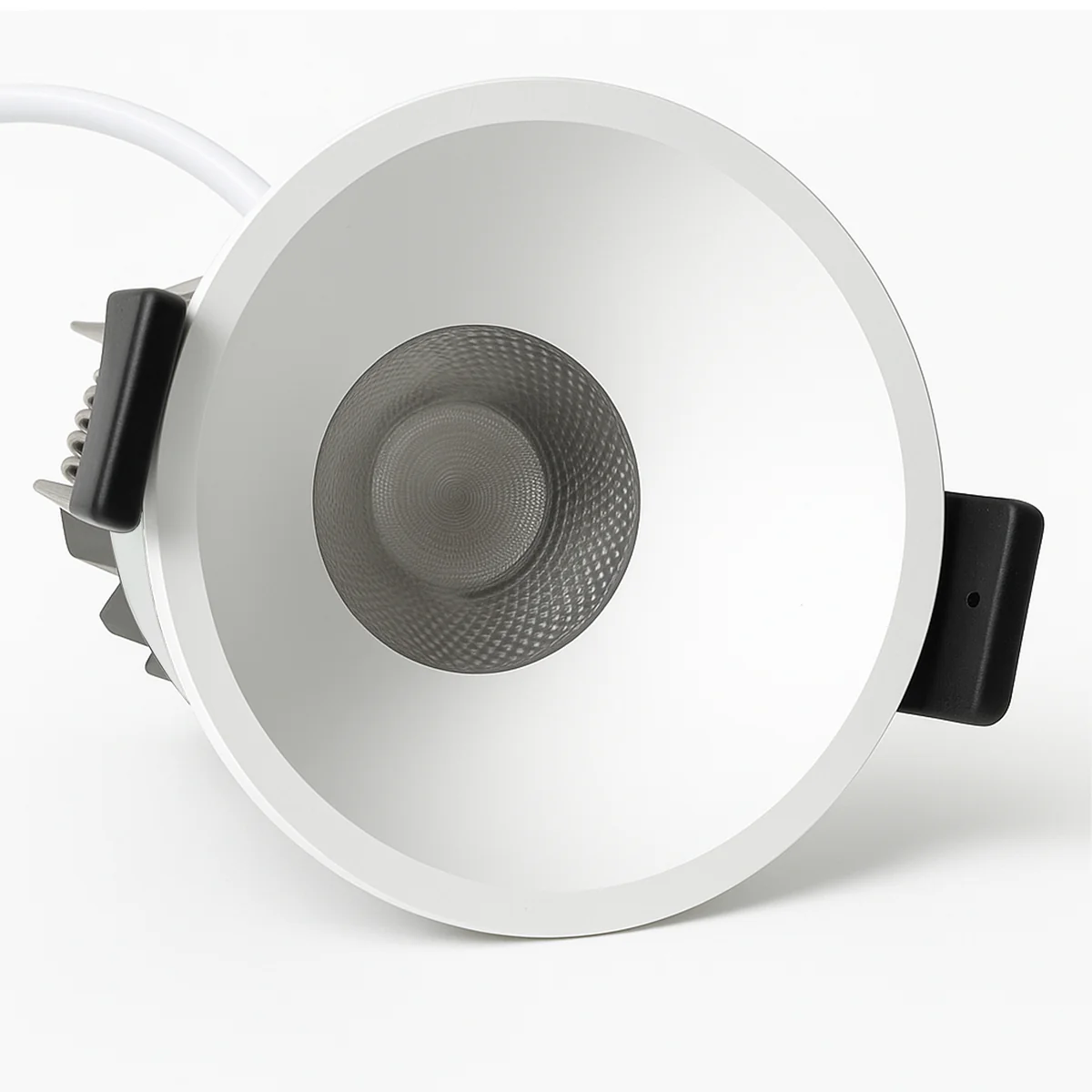PRO Downlight PRO-1A Series Deep Recessed Anti-Glare Full Spectrum LED Downlight | AC 100–130V | 4 / 10 Pack | 7W / 9W / 12W | 5-CCT Selectable | 24° Narrow Beam | White Trim | CRI 95+ | Commercial Recessed Ceiling Light