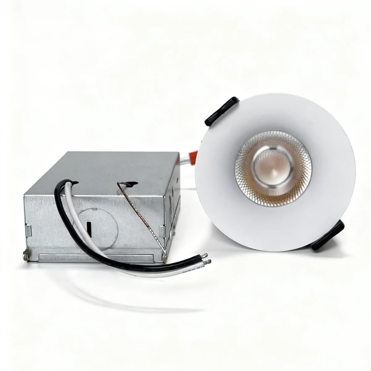 PRO Downlight PRO-1B Series Deep Recessed Anti-Glare Full Spectrum LED Downlight | AC 100–130V | 4 / 10 Pack | 7W / 9W / 12W | 5-CCT Adjustable | 24° Beam Angle | White Housing | CRI 95+ | Commercial Ceiling Recessed Lighting