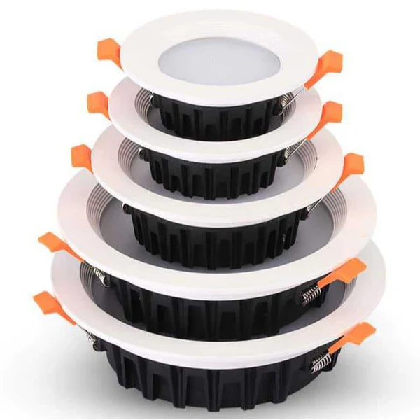 Smart RGB Downlight – RGBW RGBWW Super Bright Modern Recessed LED Downlights 24V 4W 6W 8W 12W 24W 30W 36W 40W White Round Embedded Design 4 Pack / 10 Pack (Controller and Power Supply Not Included)