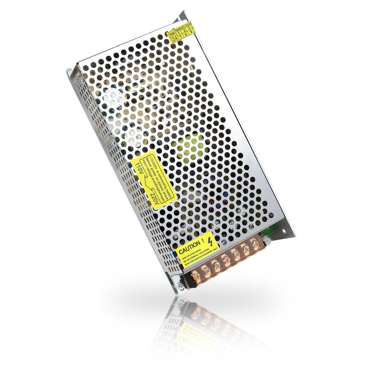 DC 5V LED Switching Power Supply 100W-300W, AC 110/220V Input, LED Strip Driver Transformer, Durable Metal Housing with Screw Terminals, CE/FCC/RoHS Certified (300W with Cooling Fan)