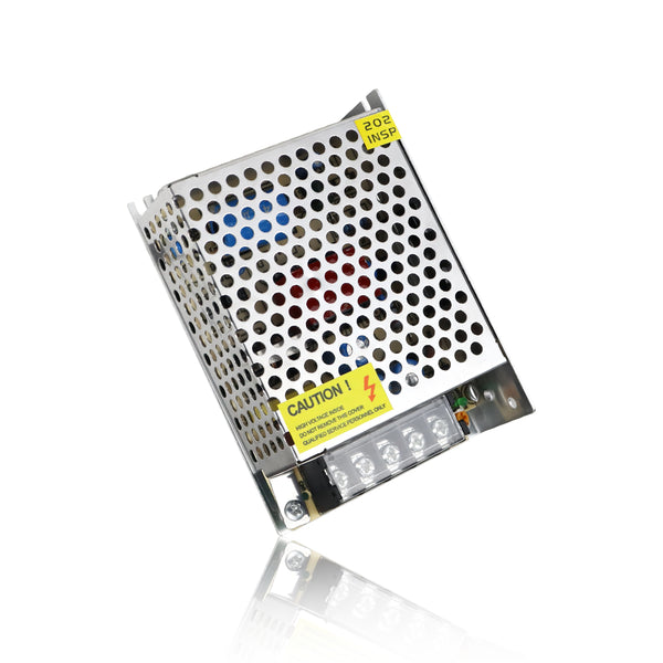 DC 24V LED Switching Power Supply 60W–240W, AC 110/220V Input, Constant Voltage LED Driver Transformer, Durable Metal Housing with Screw Terminals, CE/FCC/RoHS Certified