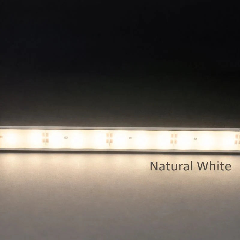 LightingWill U02 Silver Aluminum Rigid LED Strip Light - DC12V | SMD5630 72 LEDs/M | 17×9mm | 0.5M/1M | Warm White / Natural White / Cool White| Silver Finish | Non-Waterproof | for Indoor Accent & Display Lighting | 10 / 50PCS