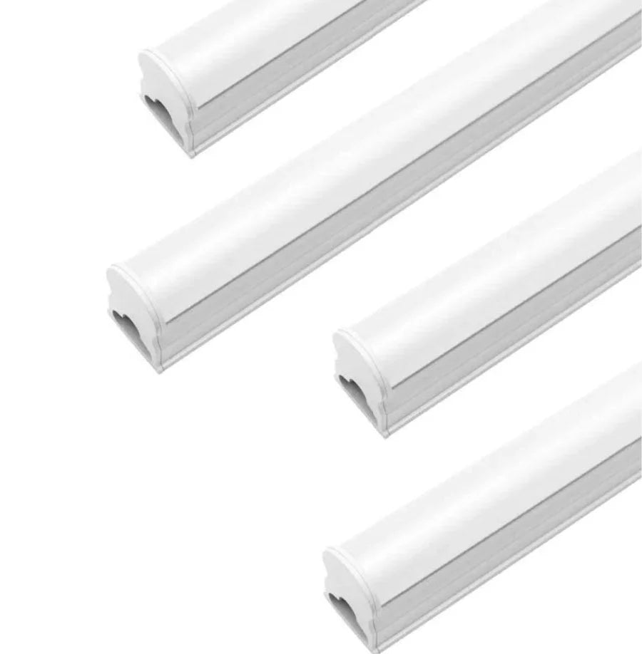 IT Series 4FT T5 LED Shop Light, Integrated Fixture 20W Warm/Natural/Daylight White Linkable Utility LED Tube Light for Garage, Basement, Workshop & Under Cabinet Ceiling Mount Corded Electric with On/Off Switch Non-Dimmable AC90–240V 4-Pack / 10-Pack