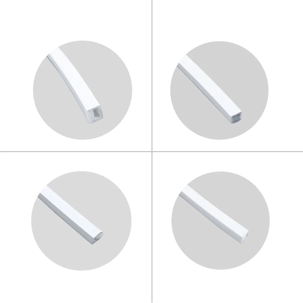 S0606 Neon Light Housing – 6x6mm | Silicone LED Channel System | 3mm PCB Width | IP67 Waterproof | 16.4FT/5M*1/16.4FT/5M*5 | Local Stock US/UK/DE