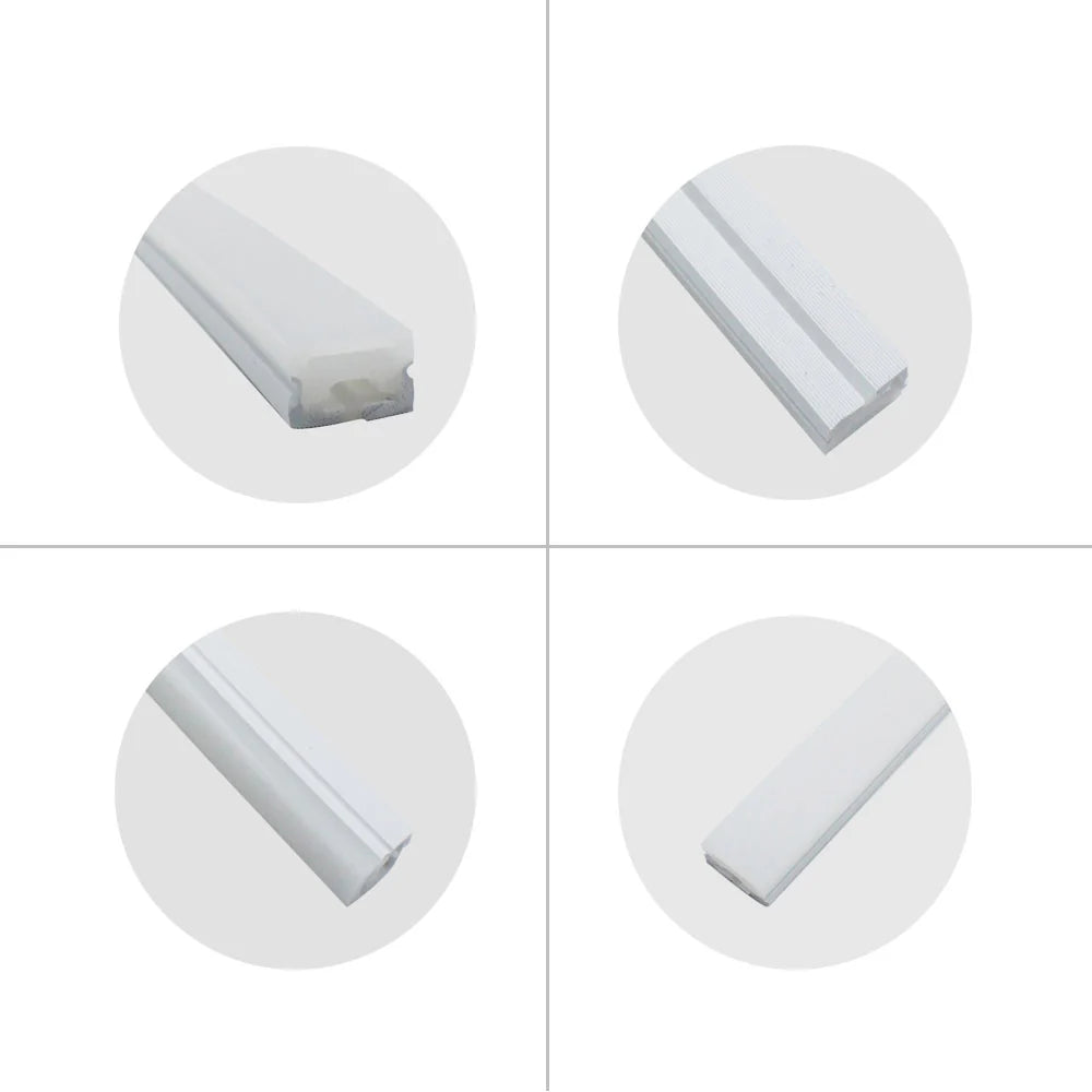 S1420 Neon Light Housing – 14x20mm | Silicone LED Channel System | 12mm PCB Width | IP67 Waterproof | 16.4FT/5M*1/16.4FT/5M*5M