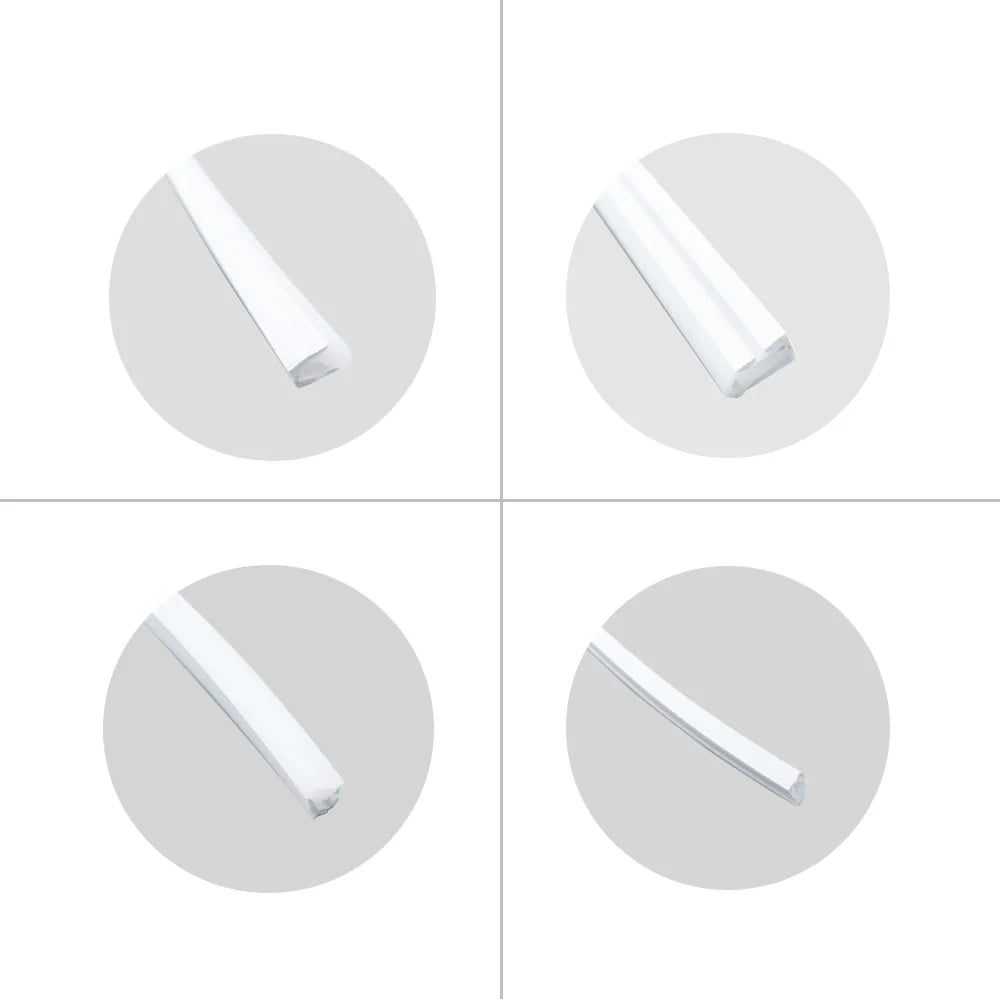 S0817 Side Edge Lighting Neon Light Housing – 8x17mm | Silicone LED Channel System | 8mm PCB Width | IP67 Waterproof | 16.4FT/5M*1/16.4FT/5M*5 | Local Stock US/UK/DE