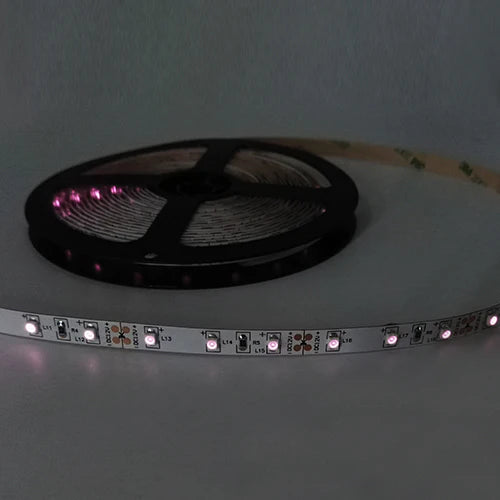LightingWill 940nm SMD2835 DC12V IR LED Strip Light – 60/120/240 LEDs/m, 5 Meters, IP00/IP65