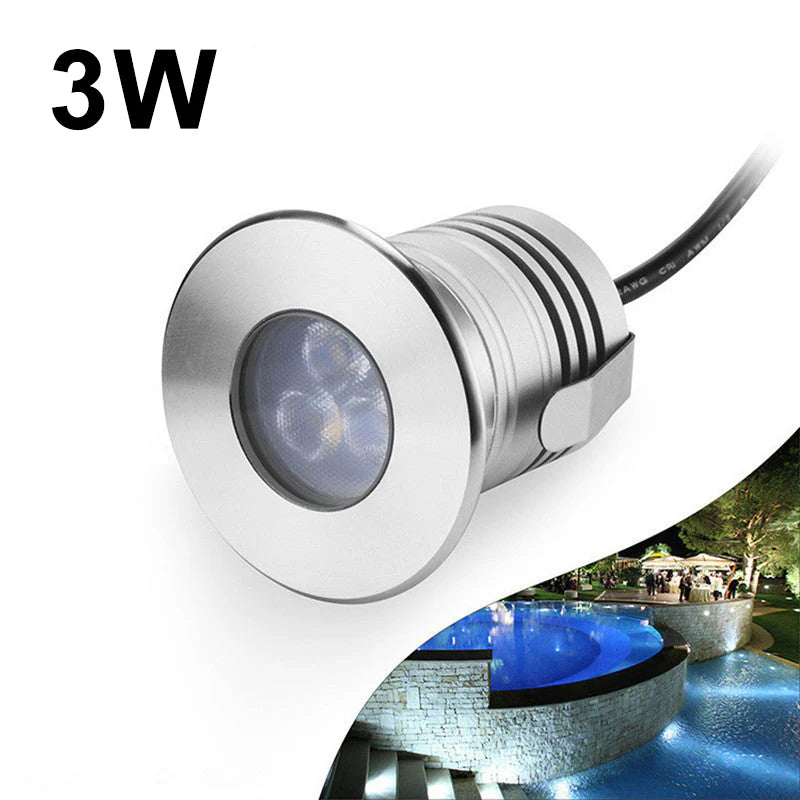 3W 3-LED Underwater Pool Lights – DC 12V / 24V Low Voltage | 3W | Stai