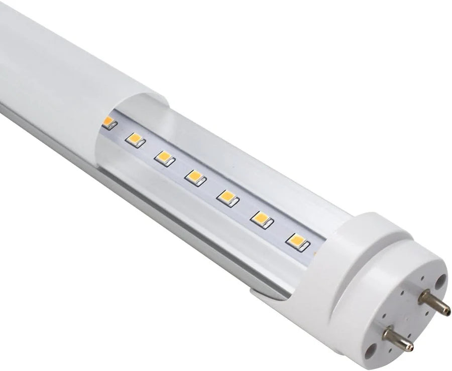 4ft 20W T8 LED Tube Light, Retrofit Ballast Bypass Frosted Lens Warm / Natural / Daylight White AC90-240V Non-Dimmable 4-Pack or 20-Pack