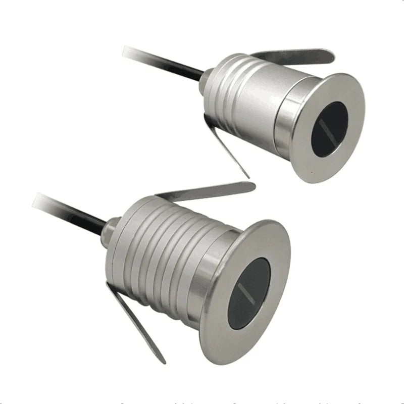 8/10-Pack One Beam Light Low Voltage LED Step Lights – 3000K / 4000K / 6000K | 1W / 3W | DC12–24V | IP67 Waterproof Stainless Steel Step & Path Lights