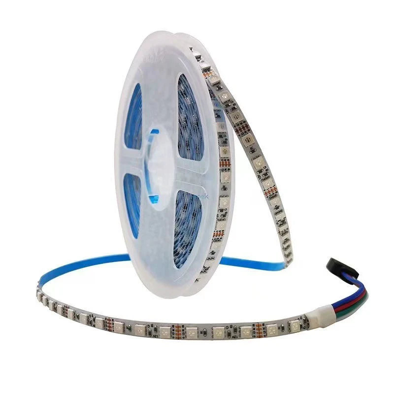 LightingWill 5MM Wide SMD3535 RGB LED Strip Light - DC12V | 120 LEDs/M | 5mm PCB | IP00 / IP67 | 5/50M | for Mirror, Kitchen Cabinet, Bedroom
