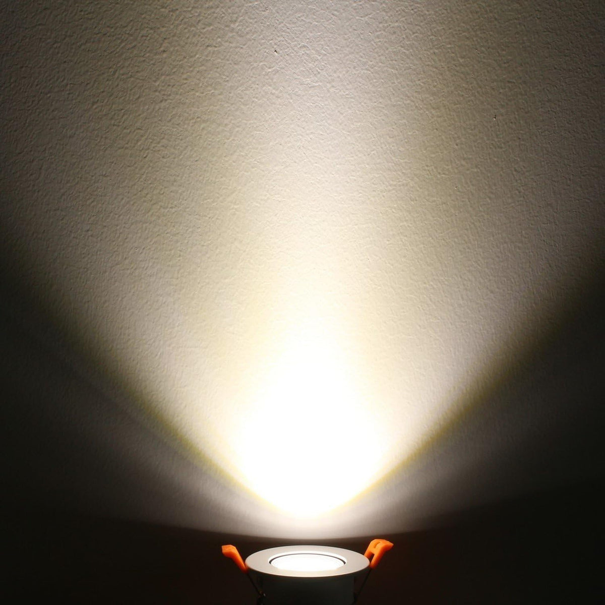 LightingWill 2inch LED Dimmable Downlight, 5W COB Recessed Ceiling Light, Natulre White 3000K-3500K, CRI80, 25W Halogen Bulbs Equivalent (2Pack)