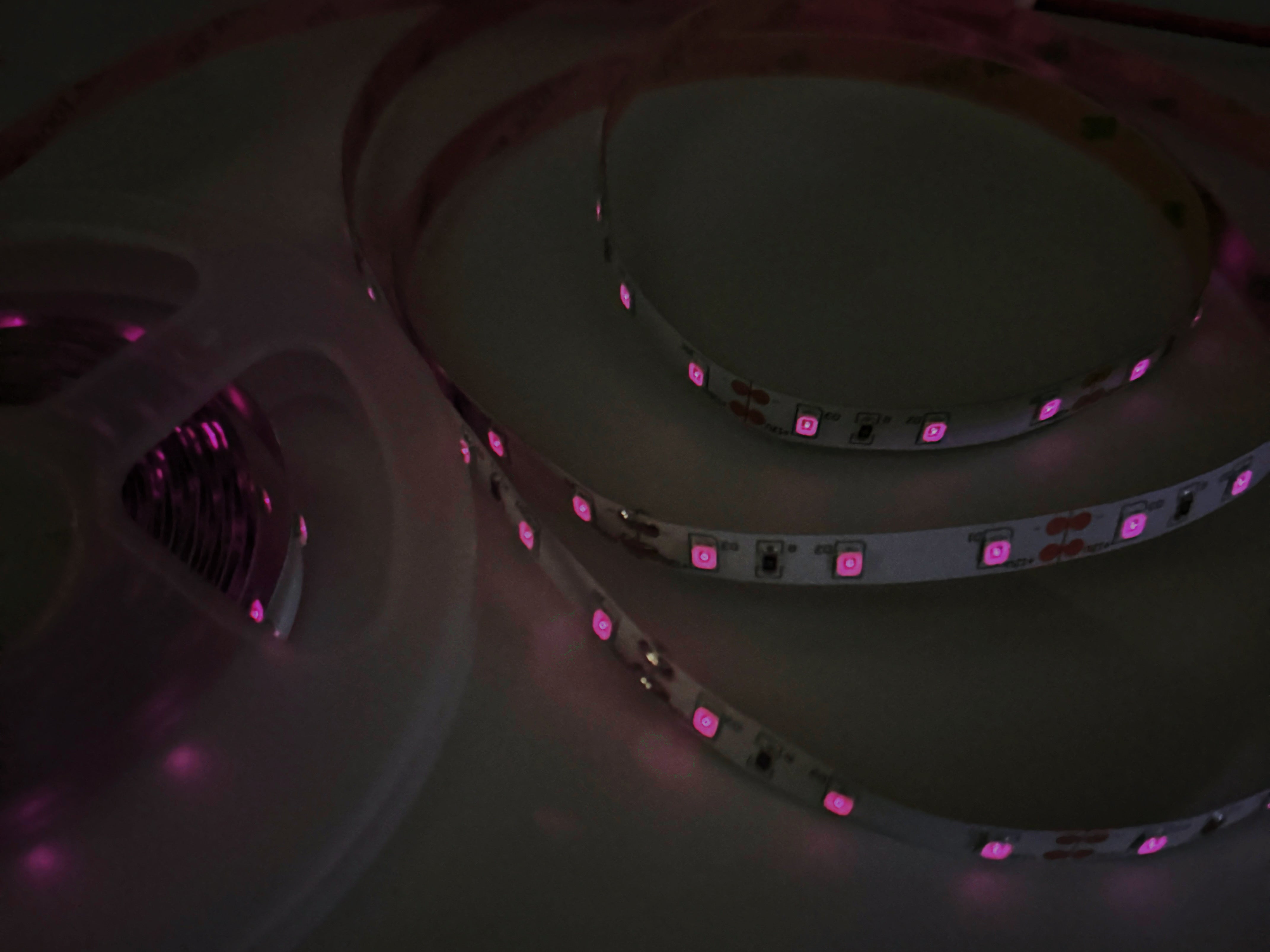 940nm SMD2835 DC12V Infrared LED Strip Light – Invisible IR for Cameras & Sensors, 60/120/240 LEDs/m, 5 Meters, IP00/IP65