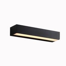 LightingWill LED Wall Light 12W 18W 24W Outdoor Waterproof Wall Sconce 3000K 6000K Long Linear Black Up Down Wall Light IP65 Aluminum Porch Garden Balcony Indoor