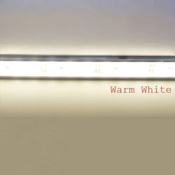 LightingWill U02 Silver Aluminum Rigid LED Strip Light - DC12V | SMD5630 72 LEDs/M | 17×9mm | 0.5M/1M | Warm White / Natural White / Cool White| Silver Finish | Non-Waterproof | for Indoor Accent & Display Lighting | 10 / 50PCS