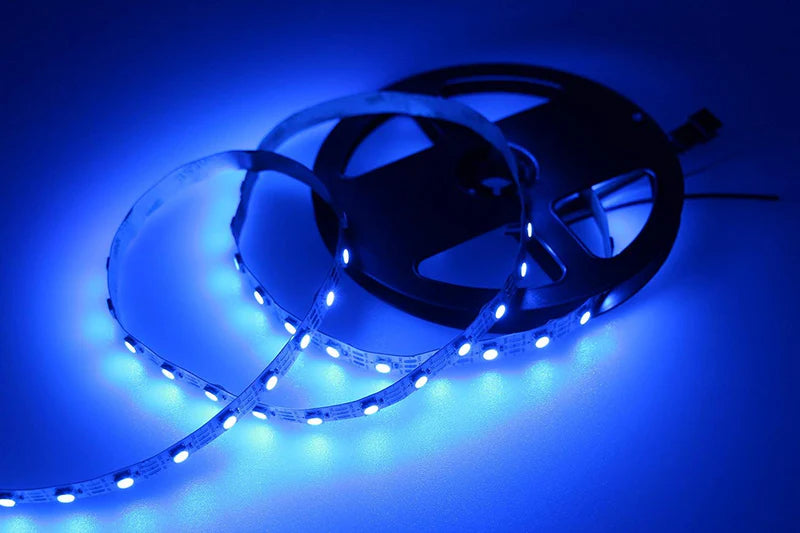 LightingWill WS2812B RGBIC LED Strip Light DC5V 10mm PCB SMD5050 Individually Addressable 30 60 96 LEDs/m IP00 IP65 IP67 Flowing Multicolor LED Strip for Party Decoration DIY Lighting 5M 50M