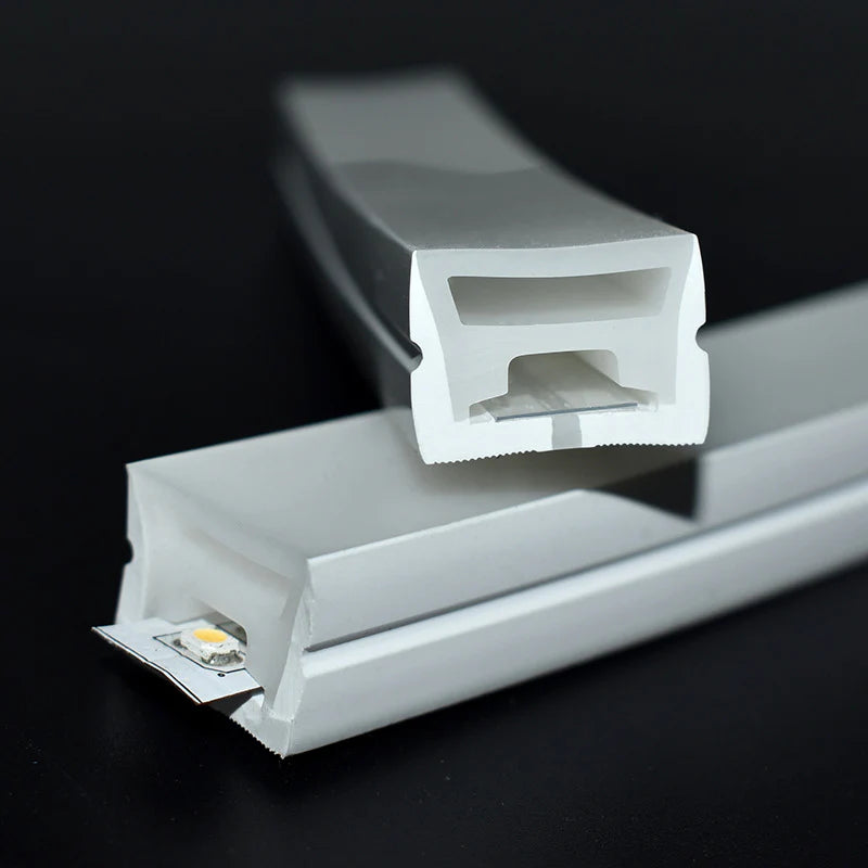 S1420 Neon Light Housing – 14x20mm | Silicone LED Channel System | 12mm PCB Width | IP67 Waterproof | 16.4FT/5M*1/16.4FT/5M*5M