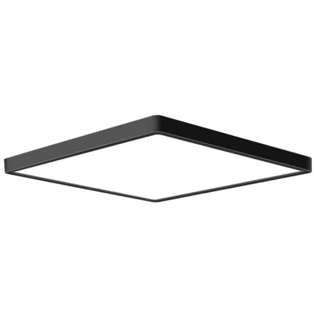 12 Inch 24W White /Black Square Ceiling Light – AC 110–130V | 3000K / 4500K / 5000K / 6500K | Flush Mount Ceiling Light for Modern Home Lighting | 1-Pack – Local Stock (US)