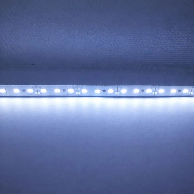 LightingWill SMD5630 Rigid LED Strip Light – DC12V / 24V | 18W/M | 72 LEDs/M | 12mm PCB | 1Meter Length | Warm White / Natural White / Daylight White / Cool White | Indoor Linear Lighting Bar | 10 / 50PCS